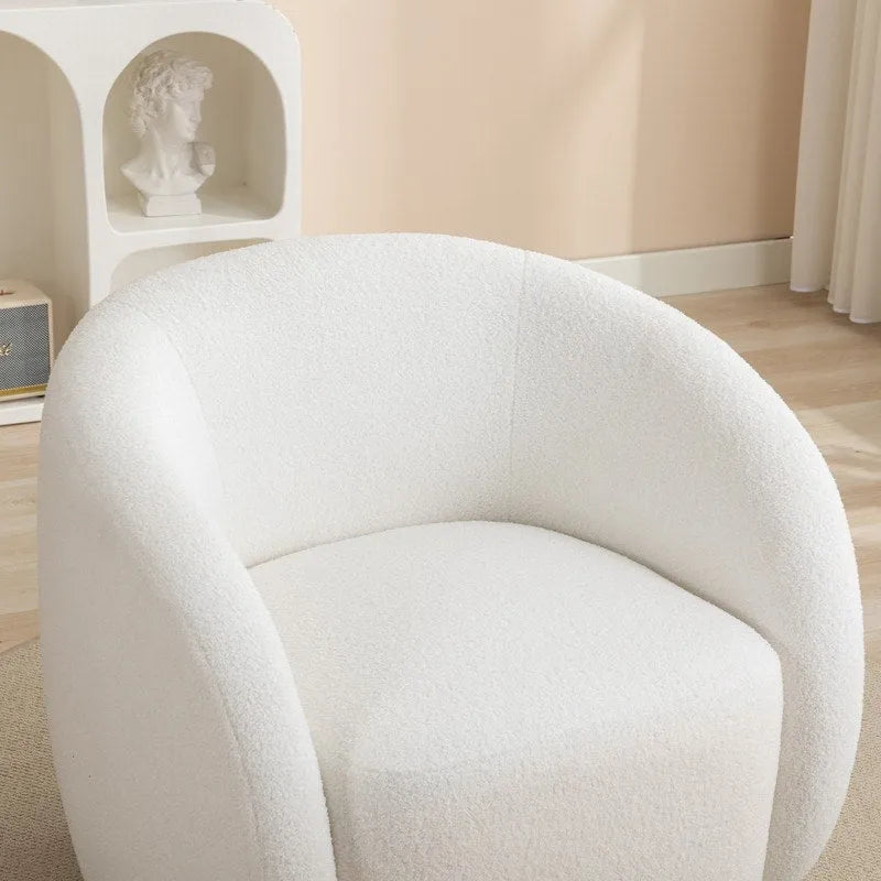 Lot de 2 fauteuils d'appoint pivotants à 360° SEYNAR Modern Glam Rembourrés