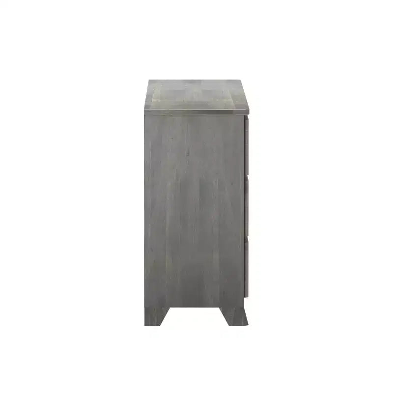 Commode de ferme en bois massif à 6 tiroirs
