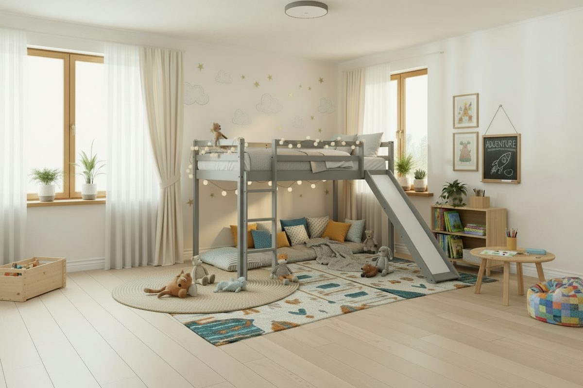 Chambre enfant grand angle extrême